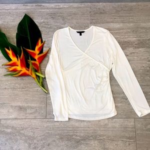 Banana Republic Wrap Top EUC